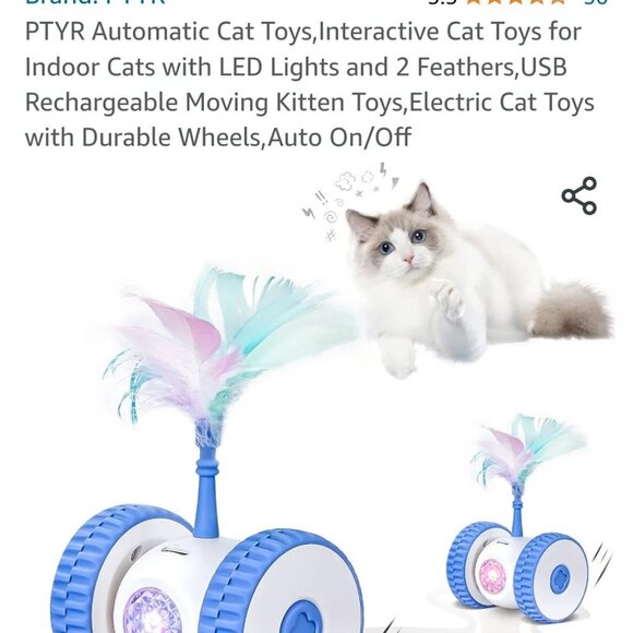 Pet puzzle,  2 USB cat toys, 2 pet brushes. Brand new in packages - Picture 4 of 9